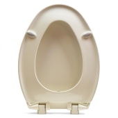 Bemis 1200E4 (Biscuit/Linen) Premium Plastic Soft-Close Elongated Toilet Seat Bemis